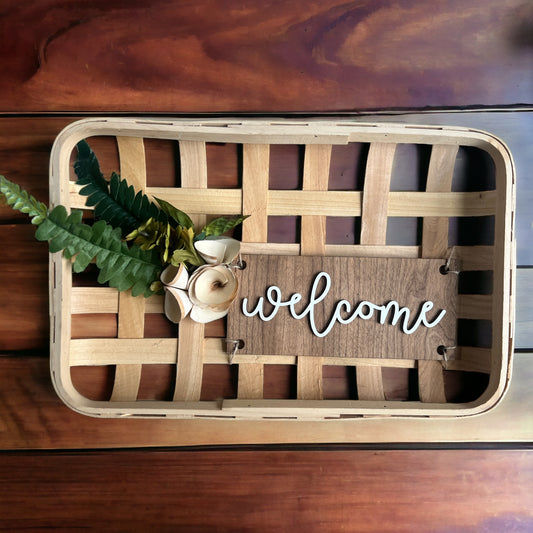 Welcome Tobacco Basket